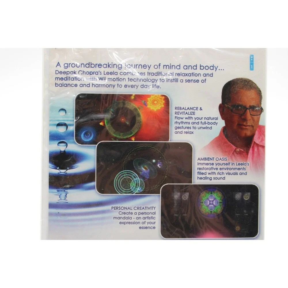 Deepak Chopra's Leela (Nintendo Wii, 2011) Meditation ***NEW SEALED***